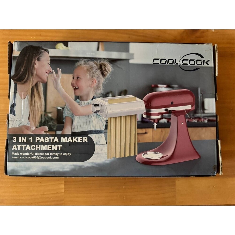 Cool Cook 3-in-1 Pasta Maker Attachment for Stand Mixer 2228